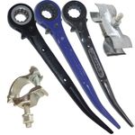Ratchet Podger Spanner Steel Flat, Fence Scaffold Erecting  17x21 19x21 & 21mm