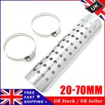 Motorcycle Exhaust Middle Pipe Heat Chrome Shield Cover Muffler Guard Protector