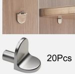 20 Steel Shelf Supports Metal 5mm Plug In Stud Pegs Pins For Kitchen Cabinets