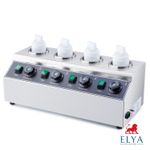 Commercial 4 Bottle Electric Sauce Warmer Hot Chocolate Heating Machine