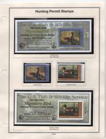 US 1999-2004 FEDERAL DUCK HUNTING STAMPS SC. #RW65A-RW70A ALL MINT NEVER HINGED