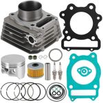 Cylinder Jug For Honda 88-00 TRX300 TRX 300 Fourtrax Piston Gaskets Top End Kit/