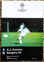 Auxerre v Rangers - Champions League, Game 6 - 4 December 1996