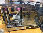 Adexa Single Freestanding Countertop Heated Food Display, Glass, Wire Rack