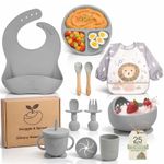 Snuggle & Sprout 12 Piece Weaning Set, BPA Free Silicone