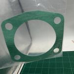 55004226 Sandvik Flushing Head Gasket Plate Rock Drill Mining Equipment NOS