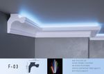 XPS LED COVING UPLIGHTER CORNICE LIGHTWEIGHT MOLDING ADHESIVE  F3