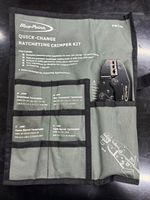 Snap-On/Blue-Point PWC48 Quick-Change Ratcheting Crimper Kit w/ Jaws & Pouch