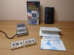 Aiwa TP-M720 Micro Cassette Tape Voice Recorder Dictation & Tapes + Case Box