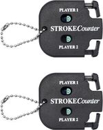 2Pcs Golf Score Indicator 2 Player Stroke Counter Clicker Portable Golf Handy Co