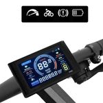 E-bike 24V-72V S966 Colorful LCD Display Speed Power Meter Control Panel AUK