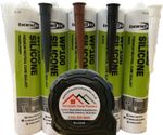 WP100 Silicone Bond it  Sealant Rapid Cure External Door Windows Coloured 300ml