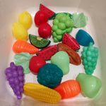 23 Pcs Plastic Fruit And Vegetables Play Food Education Toys Kitchen Fun
