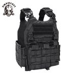 Tactical Camo Vest Quick Release Molle Airsoft Combat Plate Carrier Mag Pouch
