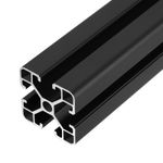 4PCS 500mm t Slot 4040 Aluminum Extrusion European Standard Black