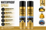 2 x WATERPROOF SPRAY FOR TENT CLOTH SHOES FISHING CAMPING FABRIC PROTECTOR 300ml