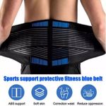 Adjustable Neoprene Double Pull Lumbar Support Lower Back Belt Brace Pain Relief