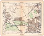 Harlesden Green, Kensal Green, Kilburn, London, 1891 Antique Map George Philips