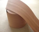 Pre-Glued Iron-On, MAHOGANY SAPELE Wood Veneer Sheet - 1220mm x 250mm