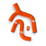 ORANGE Samco Silicon Rad Hoses fit KTM 450 EXC R Thermostat Bypass 2008-2011