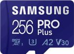 SAMSUNG PRO Plus 256GB MicroSDXC Micro SD A2 V30 U3 HD 4K Memory Card
