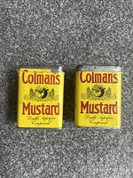 Vintage Colmans Mustard Tins. Colman’s Mustard Pots.