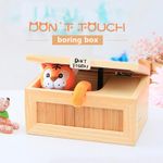 SALE Don't Touch Tiger Toy Useless Box Leave Me Alone Wooden Machine Best Gift