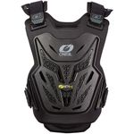 O'Neal 2024 Split Youth Chest Protector Lite Black Youth MX Motocross Kids Quad