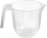 Measuring Jug Plastic Kitchen Bar Baking Cooking Stackable Handle 1L - 2L