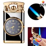 Inflatable Butane Lighters Metal Real Dial Lighter Windproof Cigar Lighters New