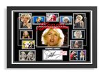 ( 239  debbie harry blondie signed a4 photograph framed unframed (reprint)