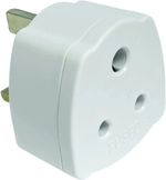 India to UK Travel Adaptor Plug Visitor 5A 3 Pin Earthed Socket Adapter