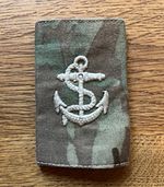 Royal Navy Leading Rate MTP Rank Slide Epaulette