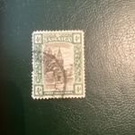 JAMAICA 4d SPANISH TOWN CATHEDRAL STAMP