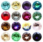 AUREA Crystals A1201 Fancy Chaton Round Stones Crystals