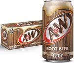 A&W Root Beer 355ml x12 Cans American USA Imported Soda Drink