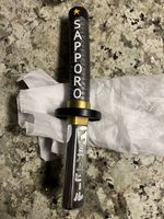 Sapporo Katana Sword BEER Tap Handle Brand  13" Japan Brewery JAPAN . US SELLER