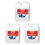 3x Bartoline White Spirit Low Odor Brush Paint Spill Cleaner Oil-Based 4L