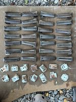 Victorian Stair Carpet Clips, Copper, 14 pairs