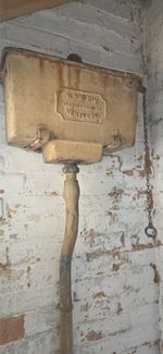 Original Cast Iron Victorian Cistern with original fittings