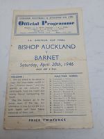 FA Amateur Cup Final 1946 Bishop Auckland V Barnet @ Stamford Bridge