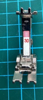 Bernina Presser foot No.30 Pintucking Foot 3 Grooves old style two prong