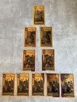 10 Mixed Goldback 24k Gold  1X (1/1000th) 9X (1/2000th)