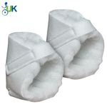 Fleece Heel Protectors Foot Health For Pressure Sore PAIR