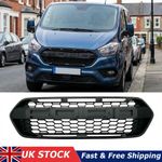 NEW Raptor Style Front Grille for Ford Transit Custom 2018-2023 Matte Black Mesh