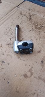 RALEIGH BMX BURNER SR HEAD STEM RARE OLD  1980'S SILVER   HEDSTEM VINTAGE