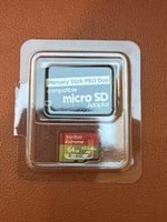 64GB Micro SD Card + PSP Memory Stick Pro Duo Adapter for Sony PSP 1000 2000