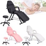 Massage Couch Bed Beauty Salon SPA Chair Therapy Table/Stool Adjustable Recliner