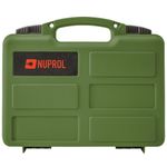 Nuprol Essential Green Pistol Case with Wave Foam - (300 x 256 x 80 mm)