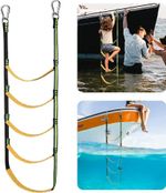 3/4/5 Step Soft Hanging Ladder Rubber Boat Boarding Soft Ladder Yacht Boat Side
